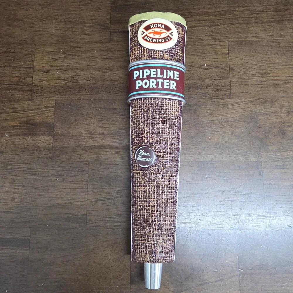 Kona Brewing Co Pipeline Porter Beer Tap Handle 12